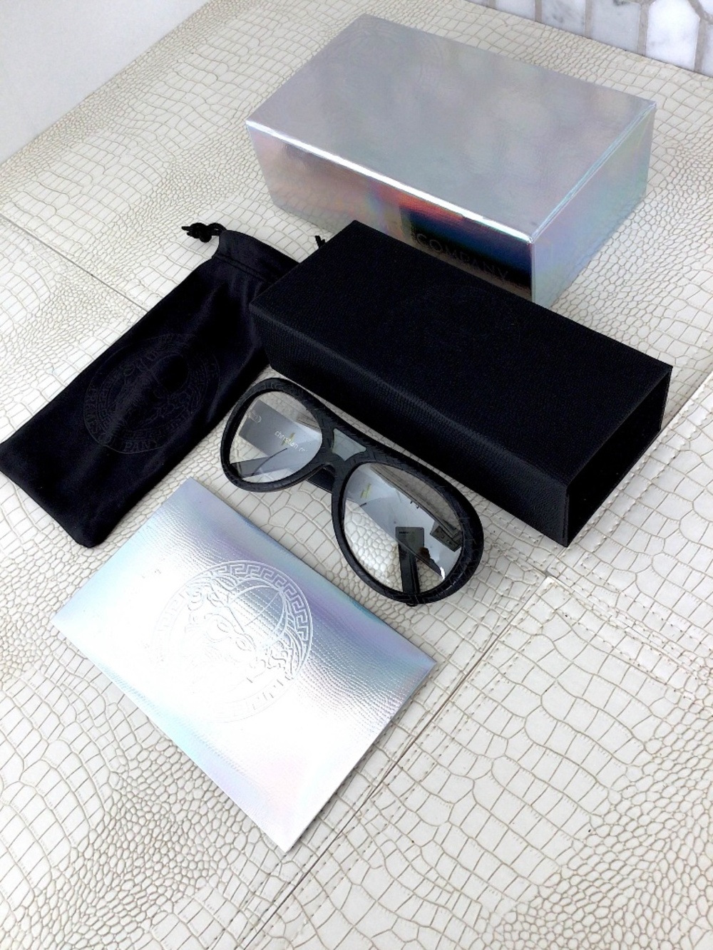SUPER Rare New CHRISTIAN ROTH VINTAGE - SERIES 14225 Herringbone Pattern